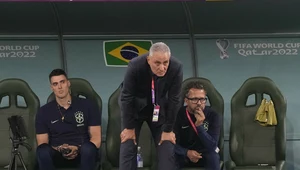 Trener Tite na ławce Brazylii