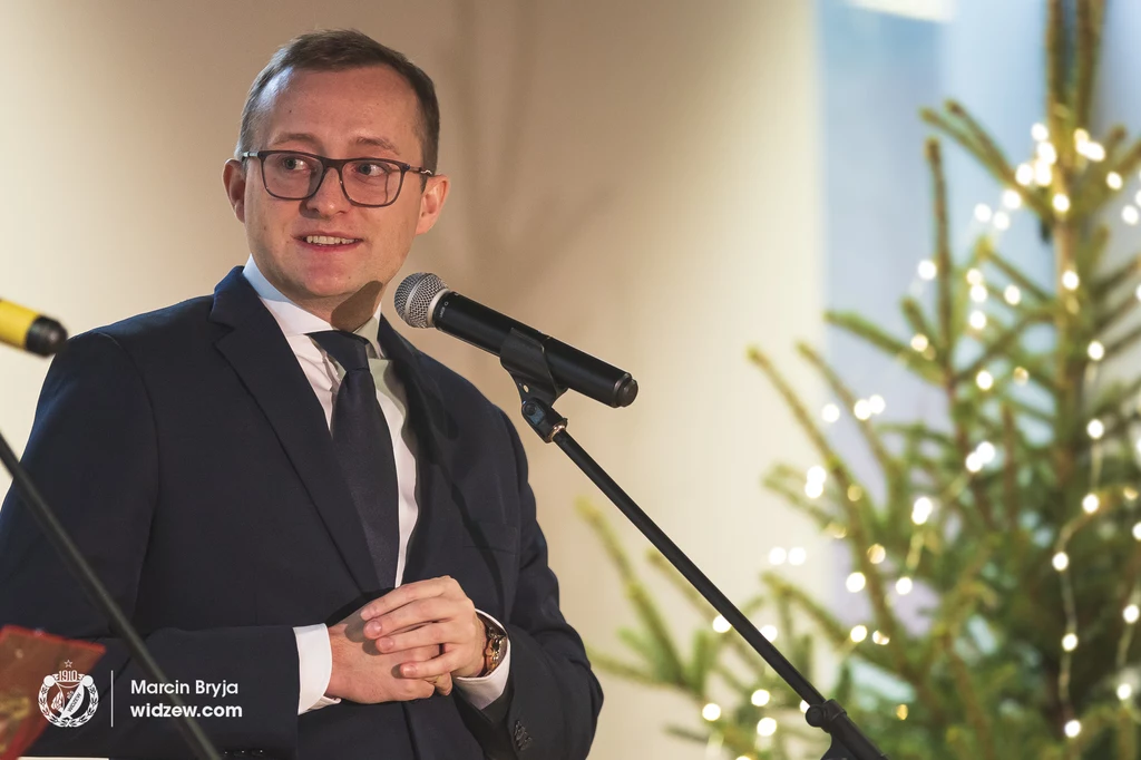Mateusz Dróżdż, prezes Widzewa Mateusz Dróżdż, prezes Widzewa
