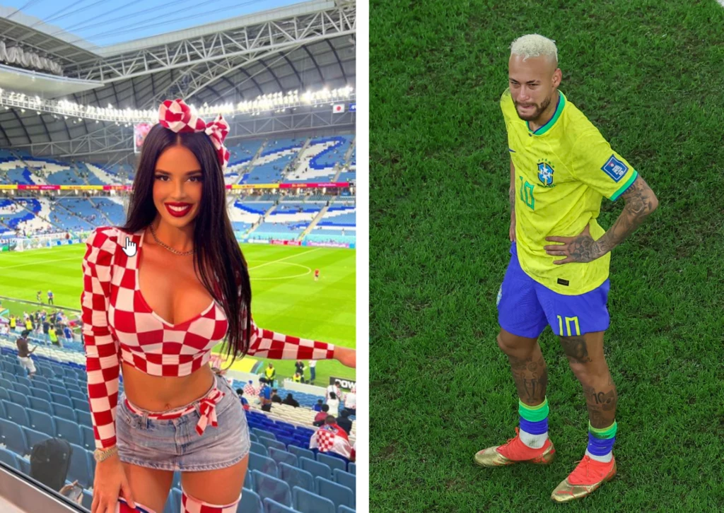 MŚ Katar 2022. "Miss mundialu" Ivana Knoll przekazała poprzez media specjalną wiadomość Neymarowi MŚ Katar 2022. "Miss mundialu" Ivana Knoll przekazała poprzez media specjalną wiadomość Neymarowi