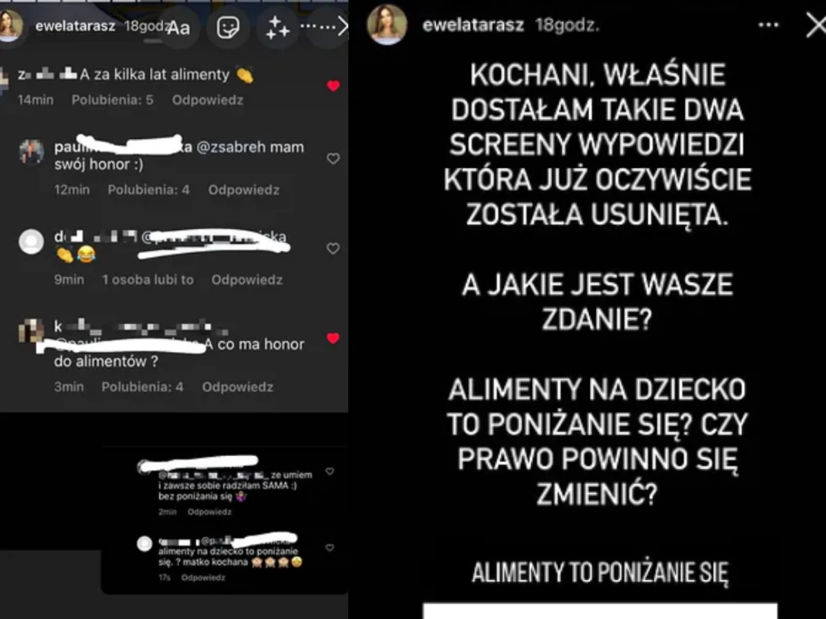 Paulina Nowicka o alimentach Paulina Nowicka o alimentach