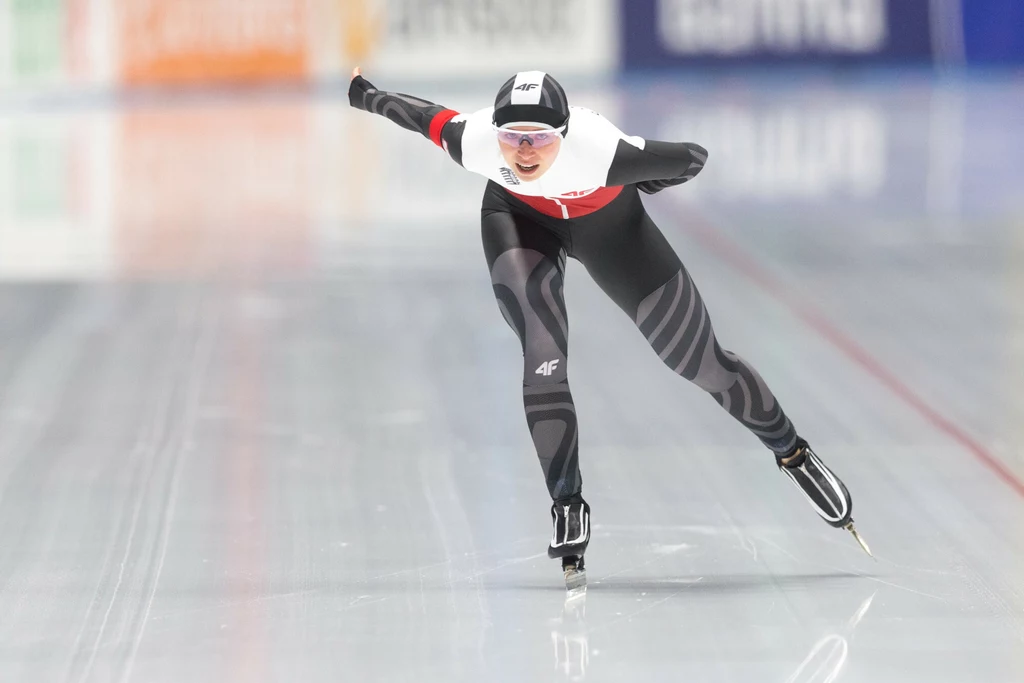 Olga Kaczmarek na torze Pucharu Świata Olga Kaczmarek na torze Pucharu Świata