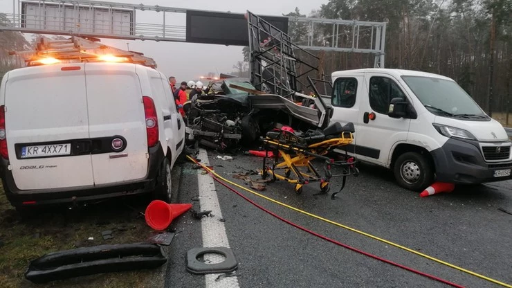 Tragiczny wypadek na autostradzie A4