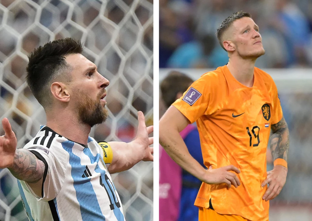 Wout Weghorst przedstawił swoją wersję spięcia z Lionelem Messim Wout Weghorst przedstawił swoją wersję spięcia z Lionelem Messim