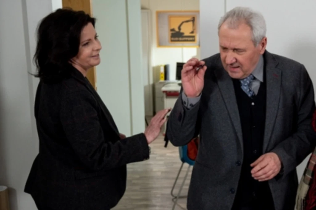 Renata Pękul i Andrzej Grabarczyk w "Klanie"