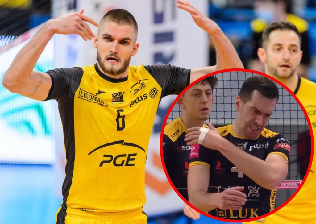 PGE Skra Bełchatów wciąż ma szansę na grę w ćwierćfinale Tauron Pucharu Polski. Marcin Komenda (w kółku) z LUK-u Lublin nie miał powodów do zadowolenia PGE Skra Bełchatów wciąż ma szansę na grę w ćwierćfinale Tauron Pucharu Polski. Marcin Komenda (w kółku) z LUK-u Lublin nie miał powodów do zadowolenia