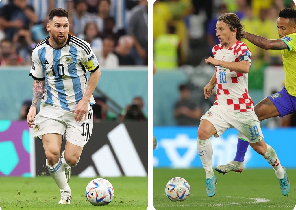 W jednym z półfinałów Mundialu 2022 rywalizować będą Argentyńczyk Leo Messi i Chorwat Luka Modrić W jednym z półfinałów Mundialu 2022 rywalizować będą Argentyńczyk Leo Messi i Chorwat Luka Modrić