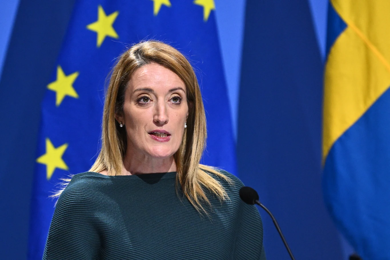 Przewodnicząca Parlamentu Europejskiego Roberta Metsola