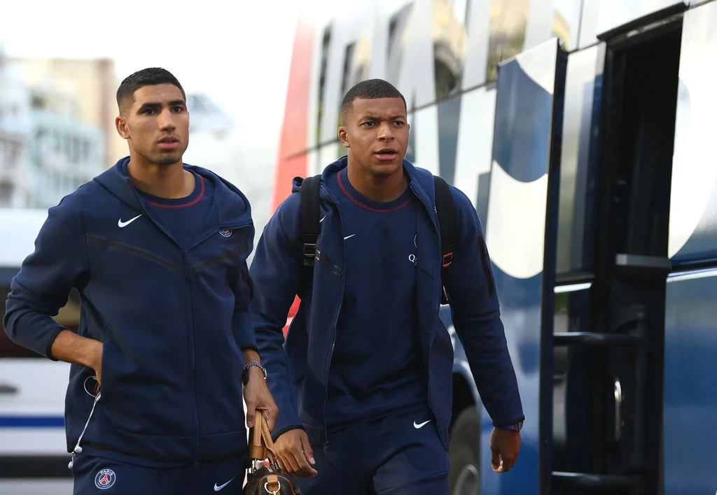 Achraf Hakimi i Kylian Mbappe Achraf Hakimi i Kylian Mbappe