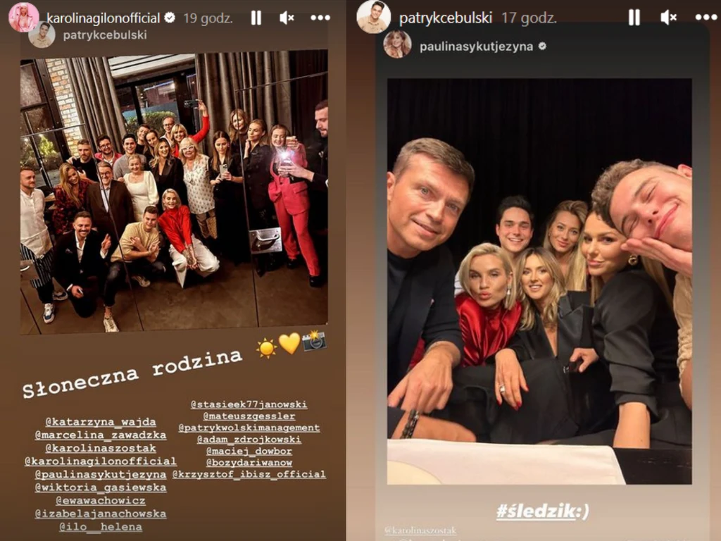 Gwiazdy stacji Polsat na uroczystej kolacji