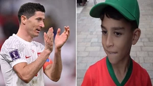 Robert Lewandowski ma kibiców na całym świecie. Wspierał go też siedmioletni Otmar z Maroka, który ma nadzieję, że jego drużyna pomści Polskę w półfinale z Francją  