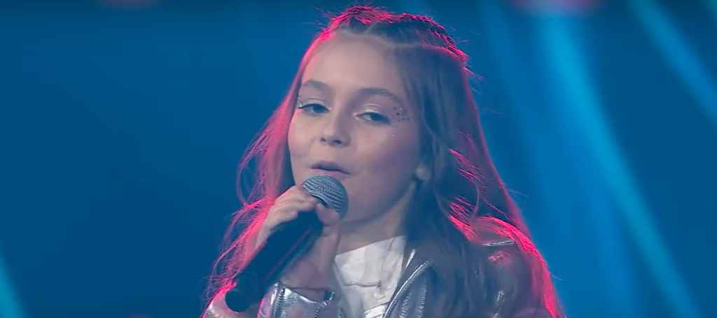 Laura Bączkiewicz podczas Eurowizji Junior 2022