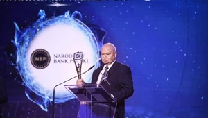 Adam Glapiński podczas gali "Giganci Polska Press 2022"