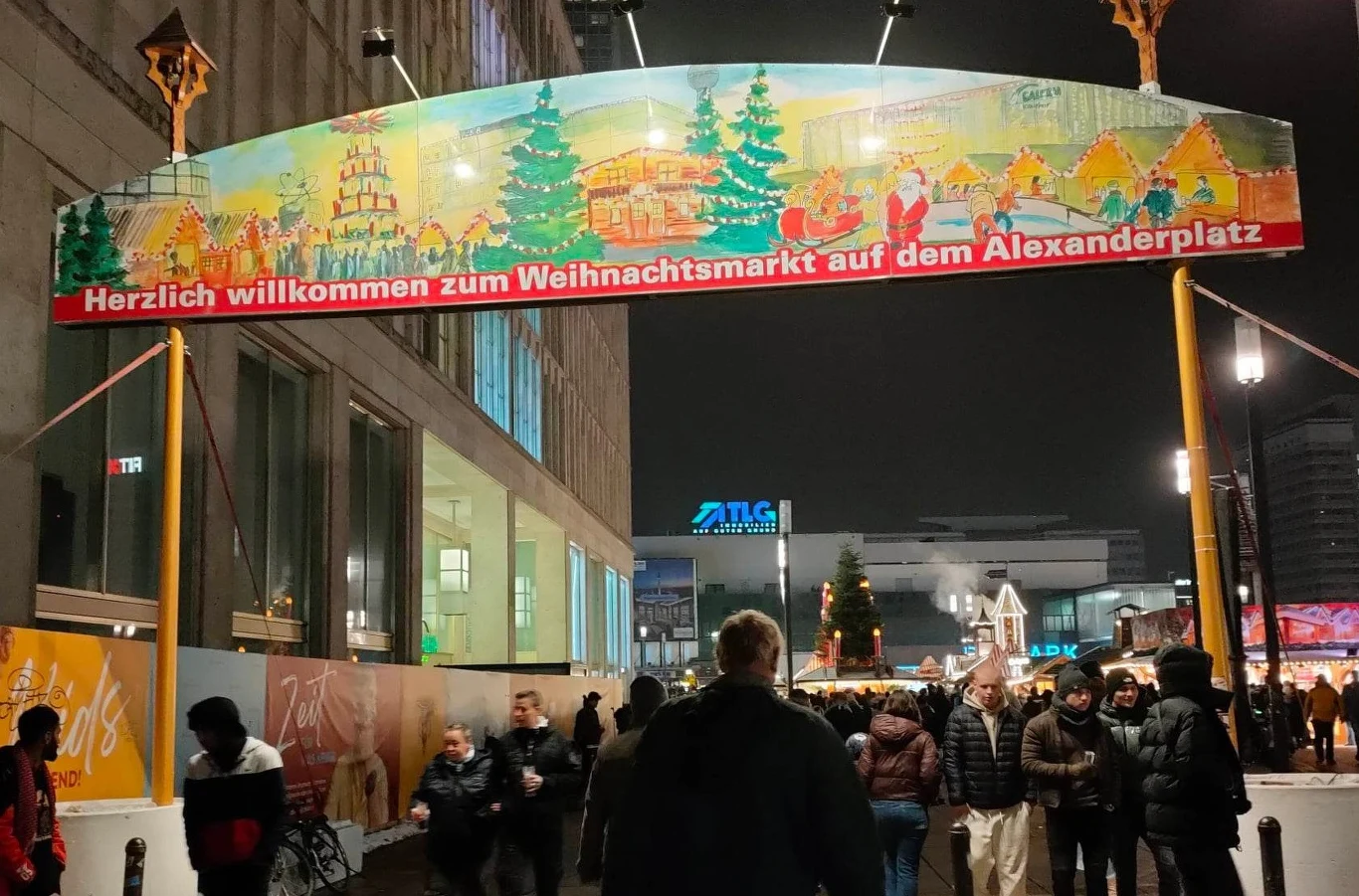 Brama wejściowa na jarmark przy Alexanderplatz