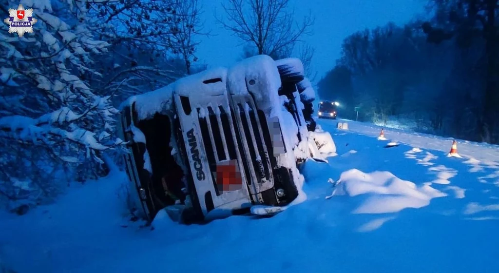 Kierowca wywróconej cysterny miał we krwi 2 promile alkoholu