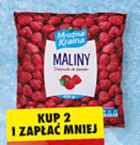 Mrożone maliny Mroźna Kraina