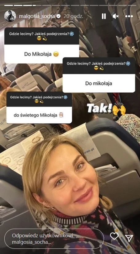 Małgorzata Socha poleciała z dziećmi do Laponii