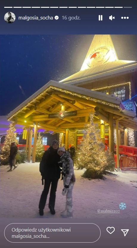 Socha z wizytą u Świętego Mikołaja