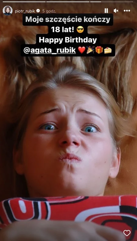 Piotr Rubik złożył żonie życzenia z okazji urodzin Piotr Rubik złożył żonie życzenia z okazji urodzin