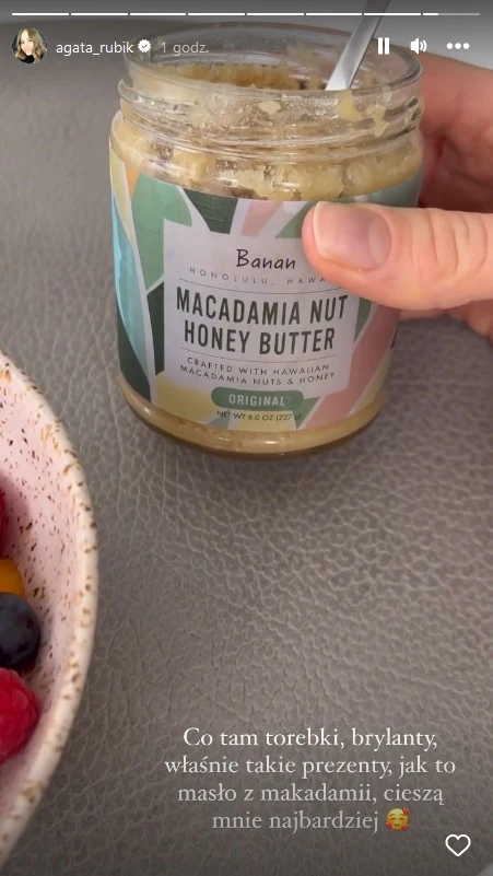 Agata Rubik pochwaliła się prezentem od męża Agata Rubik pochwaliła się prezentem od męża