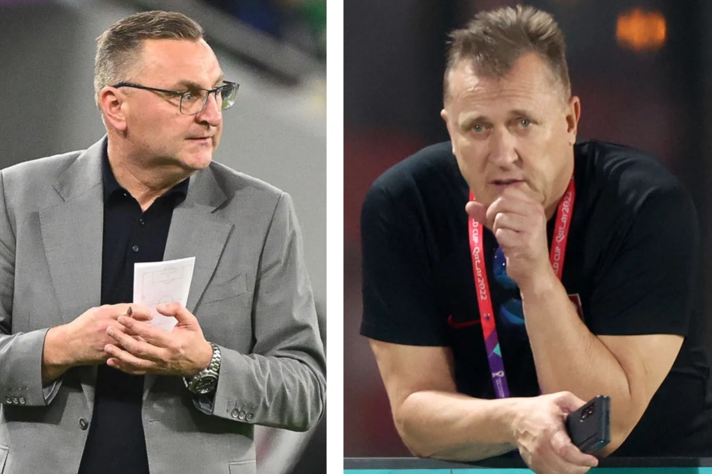 Na zdjęciu były selekcjoner reprezentacji Polski Czesław Michniewicz oraz prezes PZPN Cezary Kulesza Na zdjęciu były selekcjoner reprezentacji Polski Czesław Michniewicz oraz prezes PZPN Cezary Kulesza