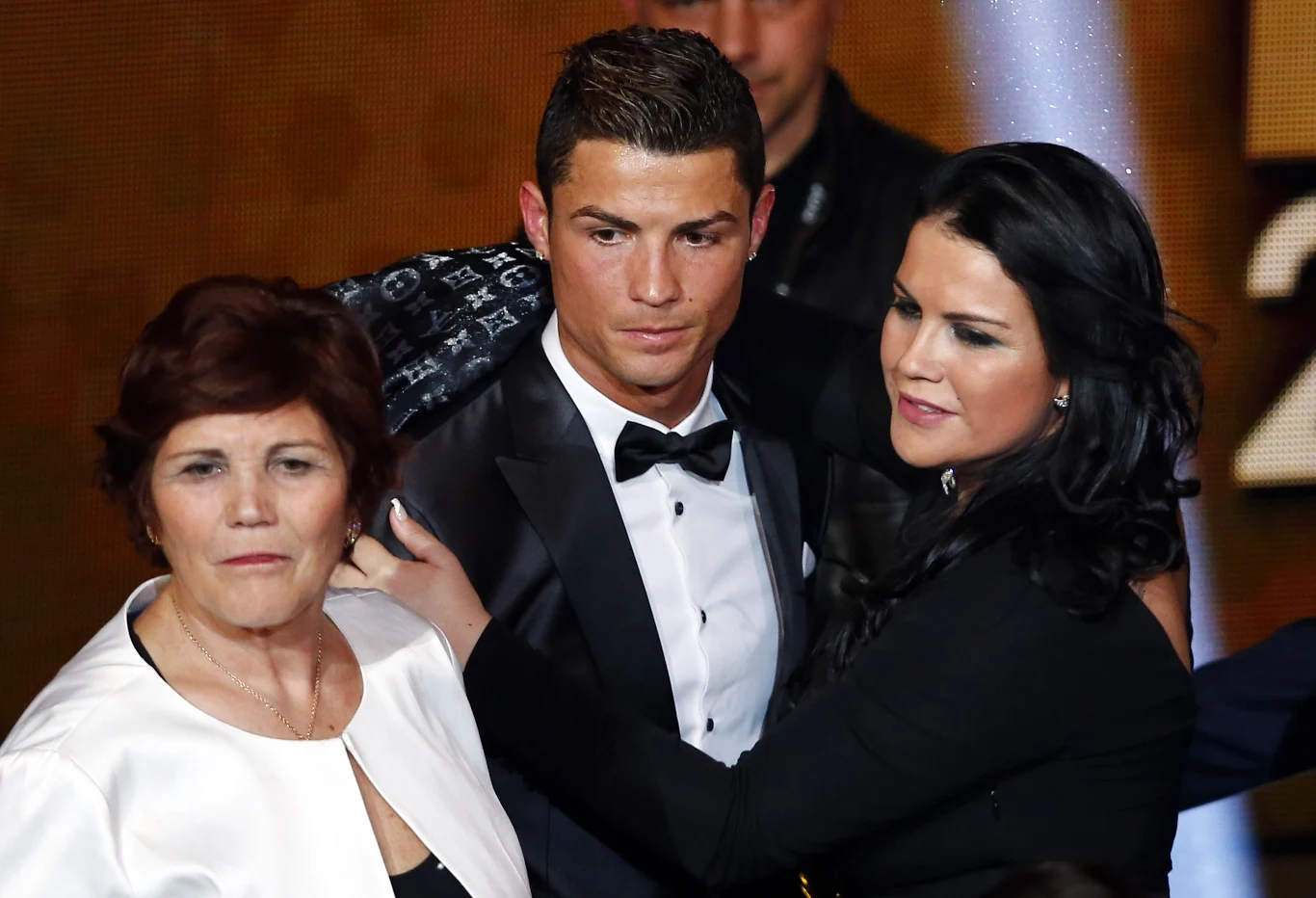 Cristiano Ronaldo z mamą Dolores Aveiro i siostrą Katią Aveiro Cristiano Ronaldo z mamą Dolores Aveiro i siostrą Katią Aveiro