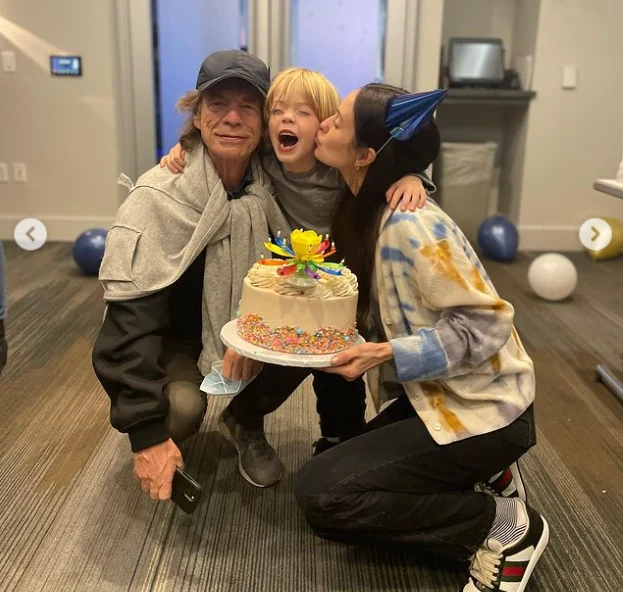 Mick Jagger, Deveraux Jagger i Melanie Hamrick