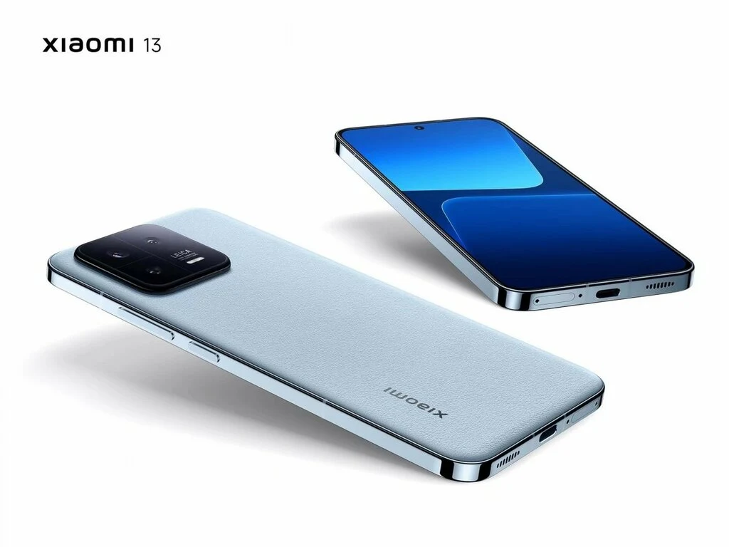 Xiaomi 13 w błękitnej wersji kolorystycznej Xiaomi 13 w błękitnej wersji kolorystycznej