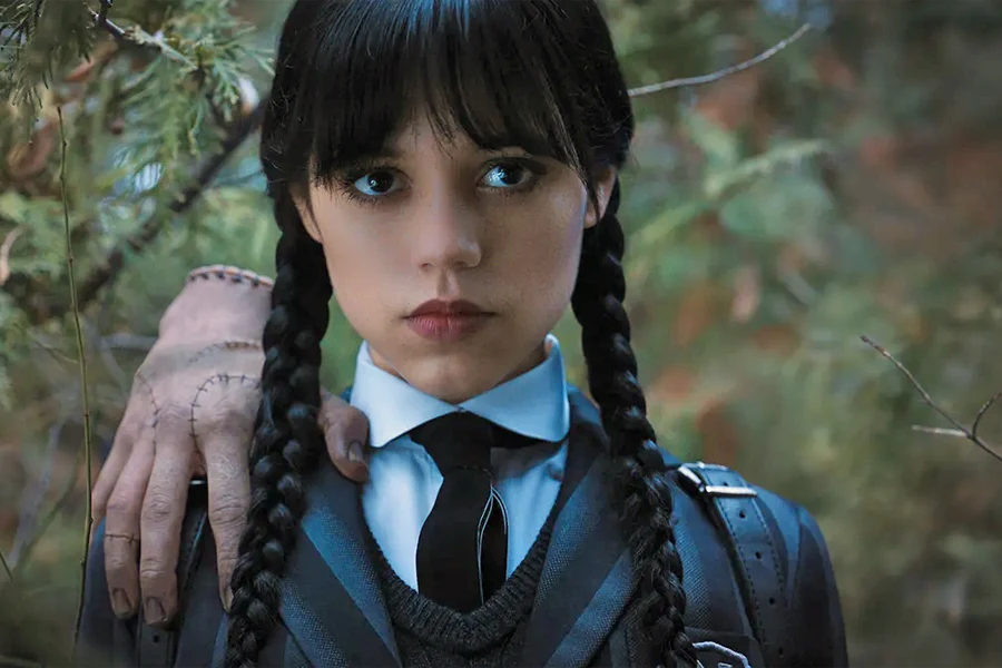 Jenna Ortega w serialu "Wednesday"