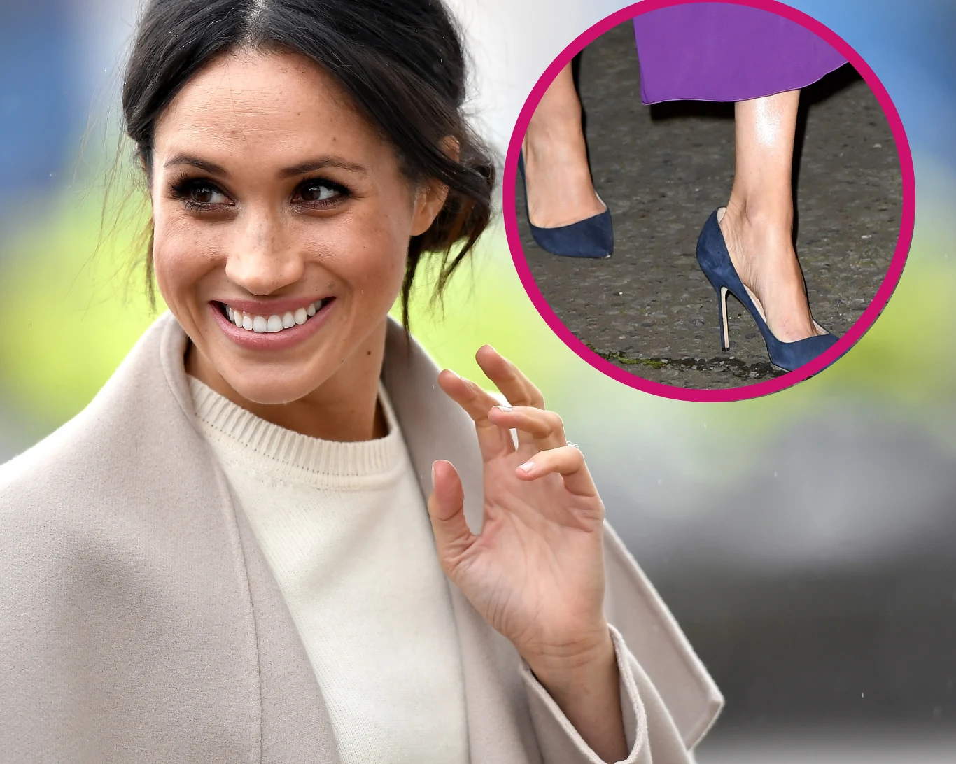 Dlaczego Meghan Markle nosi za duże buty? Znamy już odpowiedź Dlaczego Meghan Markle nosi za duże buty? Znamy już odpowiedź