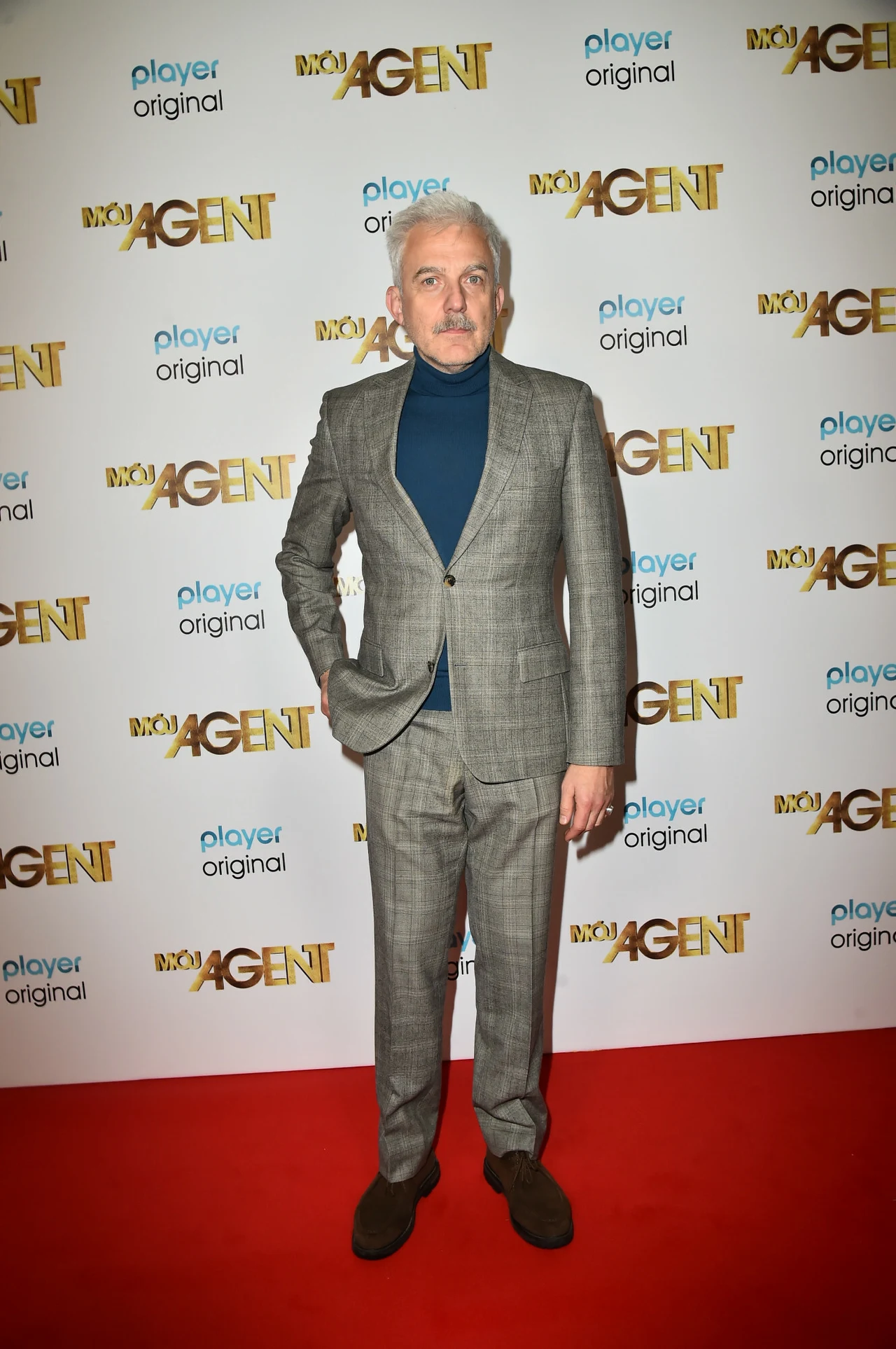 Hubert Urbański, Marcin Proko, Grażyna Szapołowska, Magdalena Cielecka na premierze "Mojego agenta"