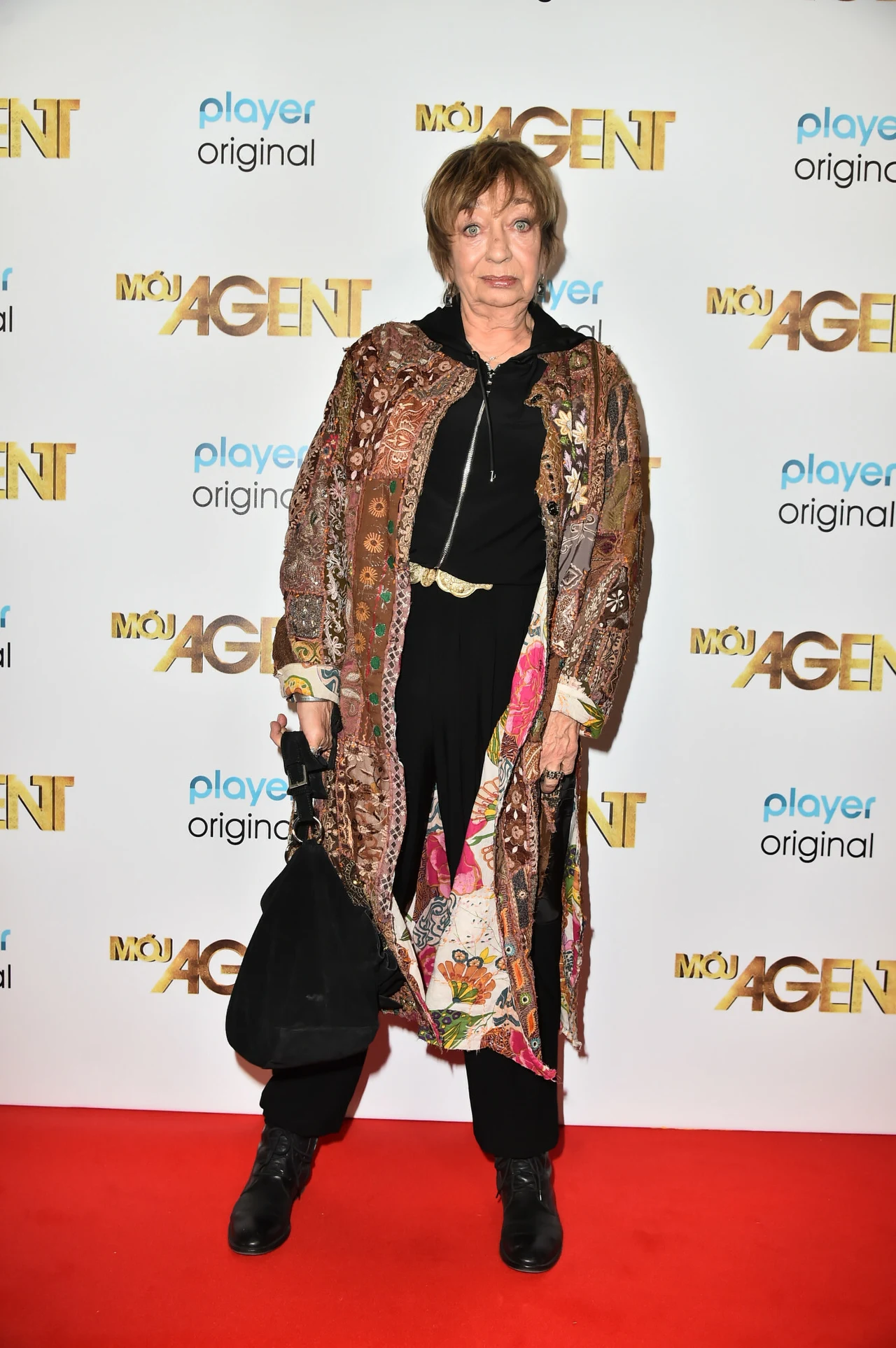 Hubert Urbański, Marcin Prokop, Grażyna Szapołowska, Magdalena Cielecka na premierze "Mojego agenta"