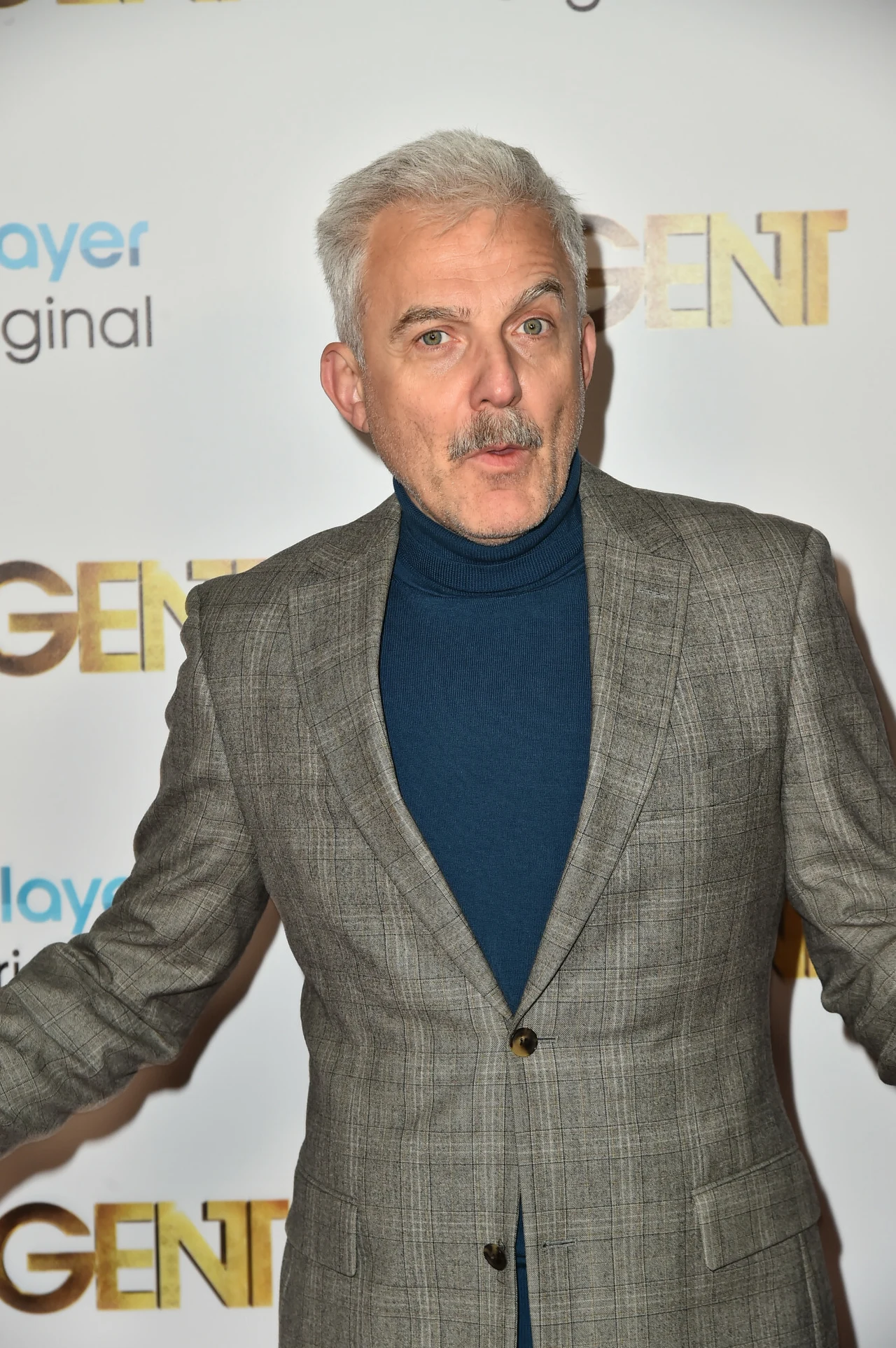 Hubert Urbański, Marcin Prokop, Grażyna Szapołowska, Magdalena Cielecka na premierze "Mojego agenta"