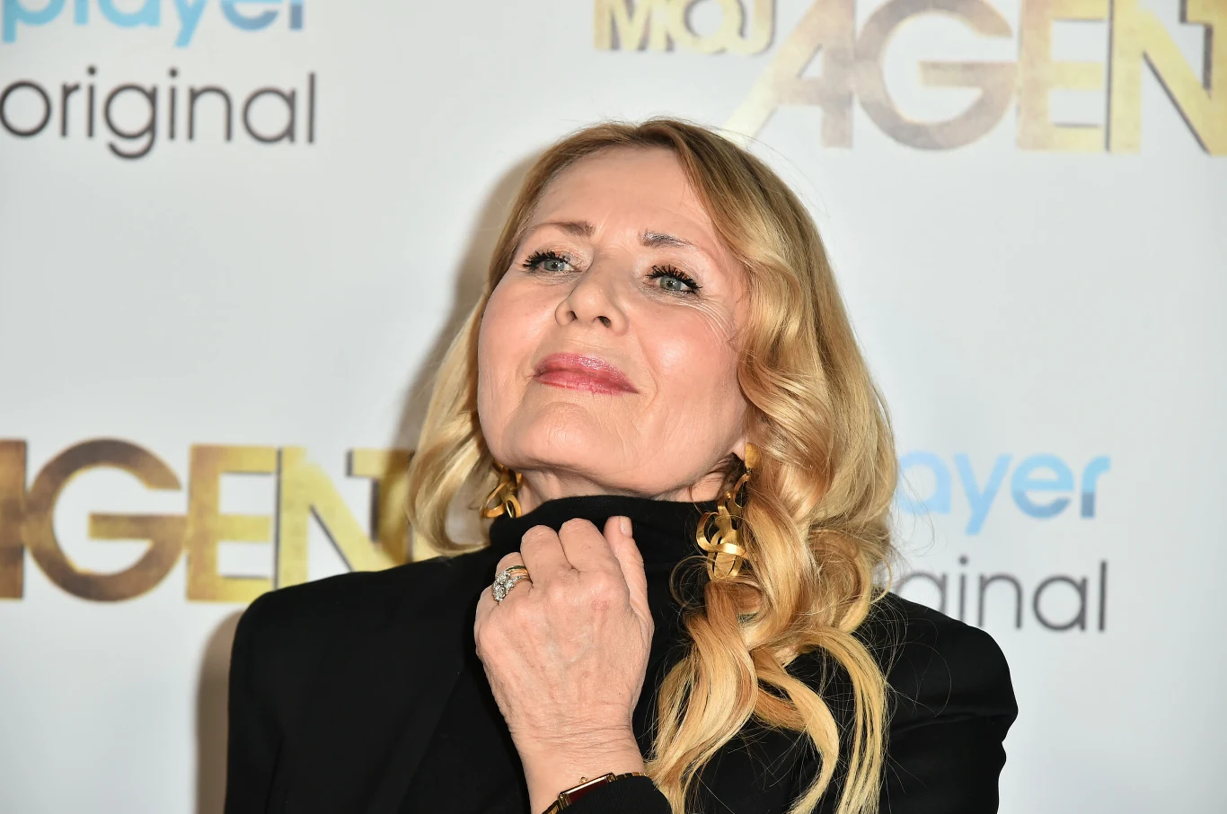 Hubert Urbański, Marcin Prokop, Grażyna Szapołowska, Magdalena Cielecka na premierze "Mojego agenta"