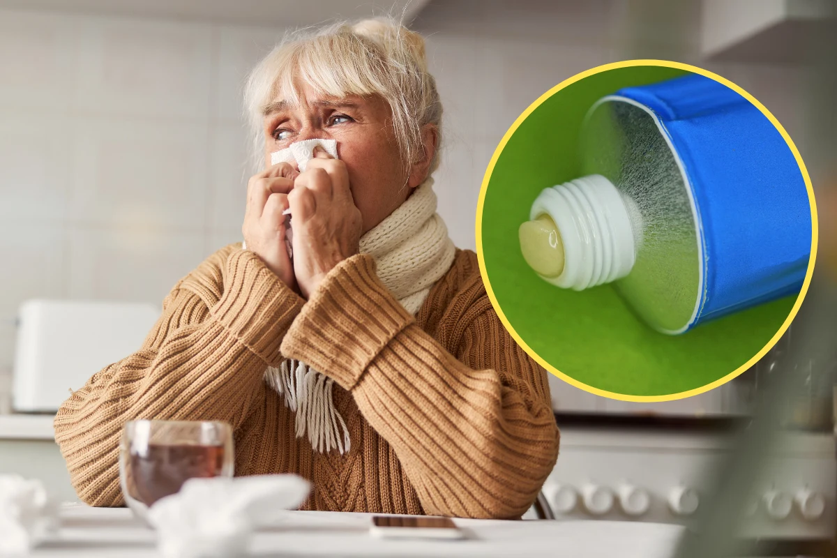 Maść majerankowa daje ulgę w objawach kataru już na kilka minut po jej aplikacji pod nosem