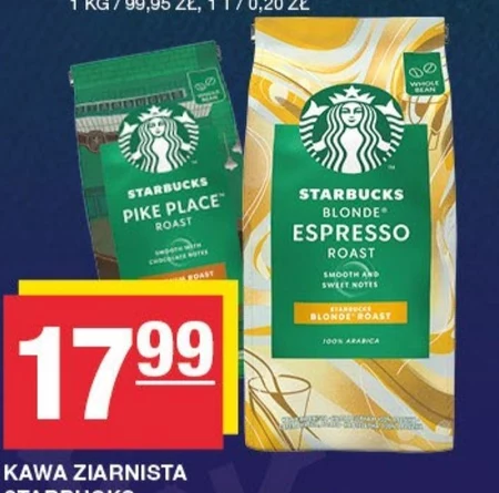STARBUCKS Blonde Espresso Kawa ziarnista 450 g