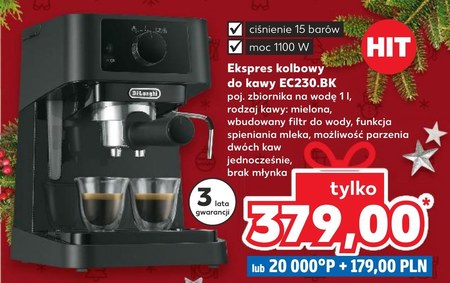 Ekspres do kawy DeLonghi promocja Kaufland Ding.pl