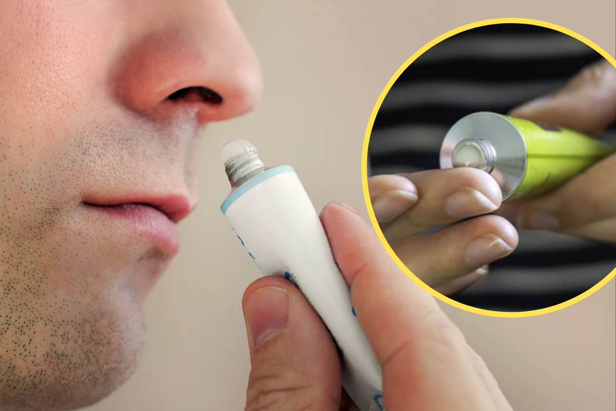 Maść na katar nie tylko udrożni nos, ale także wyleczy zaczerwieniona skórę wokół nosa 