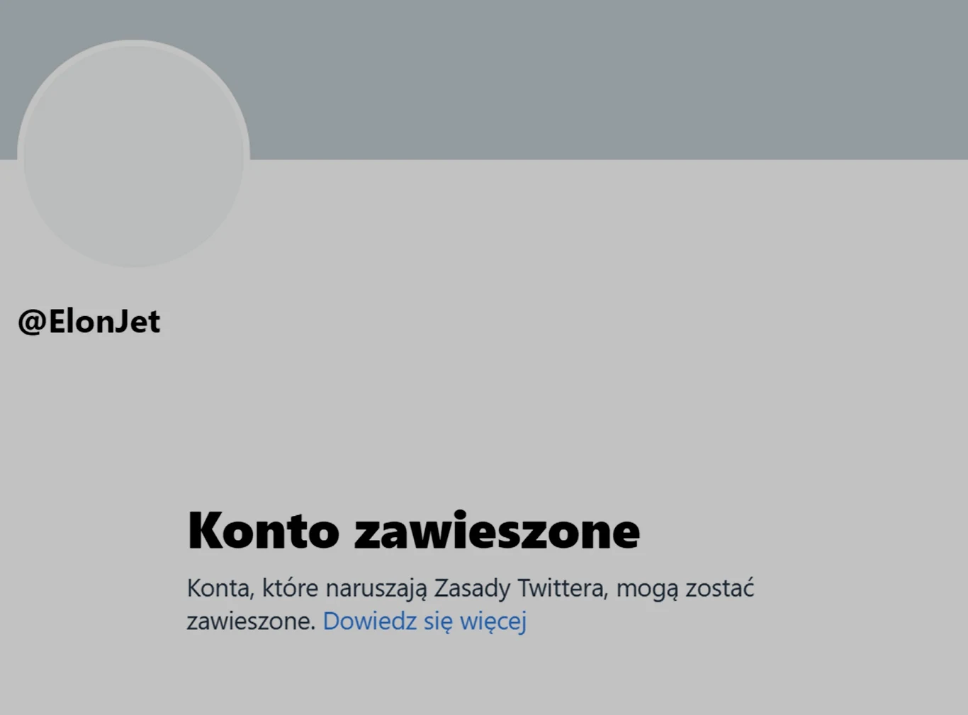 Profil @ElonJet, śledzący podróże Elona Muska, został zawieszony na Twitterze Profil @ElonJet, śledzący podróże Elona Muska, został zawieszony na Twitterze