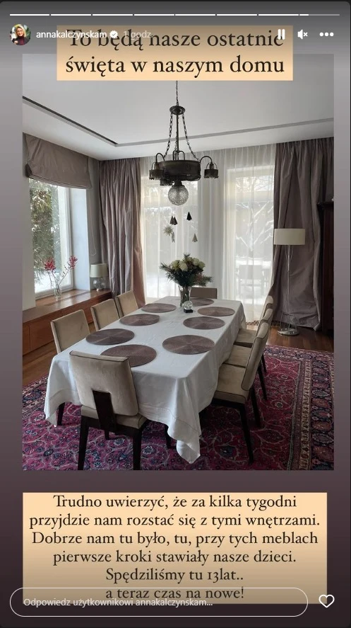 Anna Kalczyńska napisała o wyprowadzce Anna Kalczyńska napisała o wyprowadzce