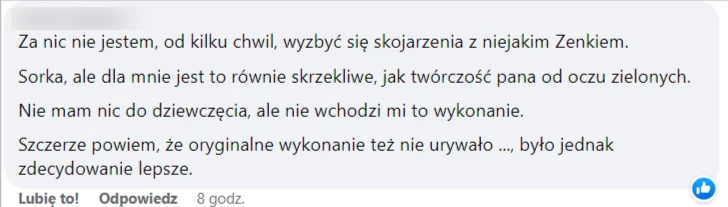 Sanah opinie graczy na Facebooku