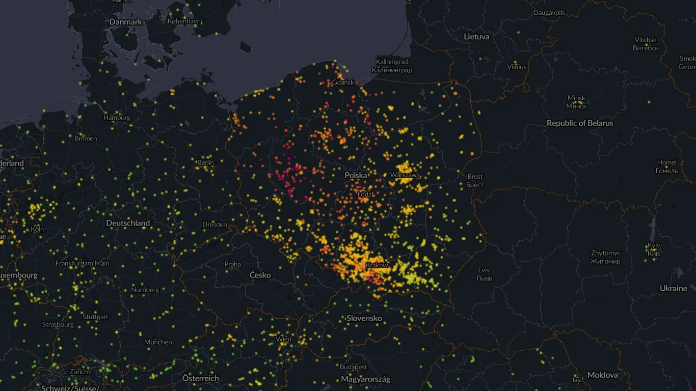 Jest mróz, więc w całym kraju mamy do czynienia z ogromnym smogiem. Najgorzej jest w Wielkopolsce, gdzie normy zostały przekroczone o kilkaset procent Jest mróz, więc w całym kraju mamy do czynienia z ogromnym smogiem. Najgorzej jest w Wielkopolsce, gdzie normy zostały przekroczone o kilkaset procent