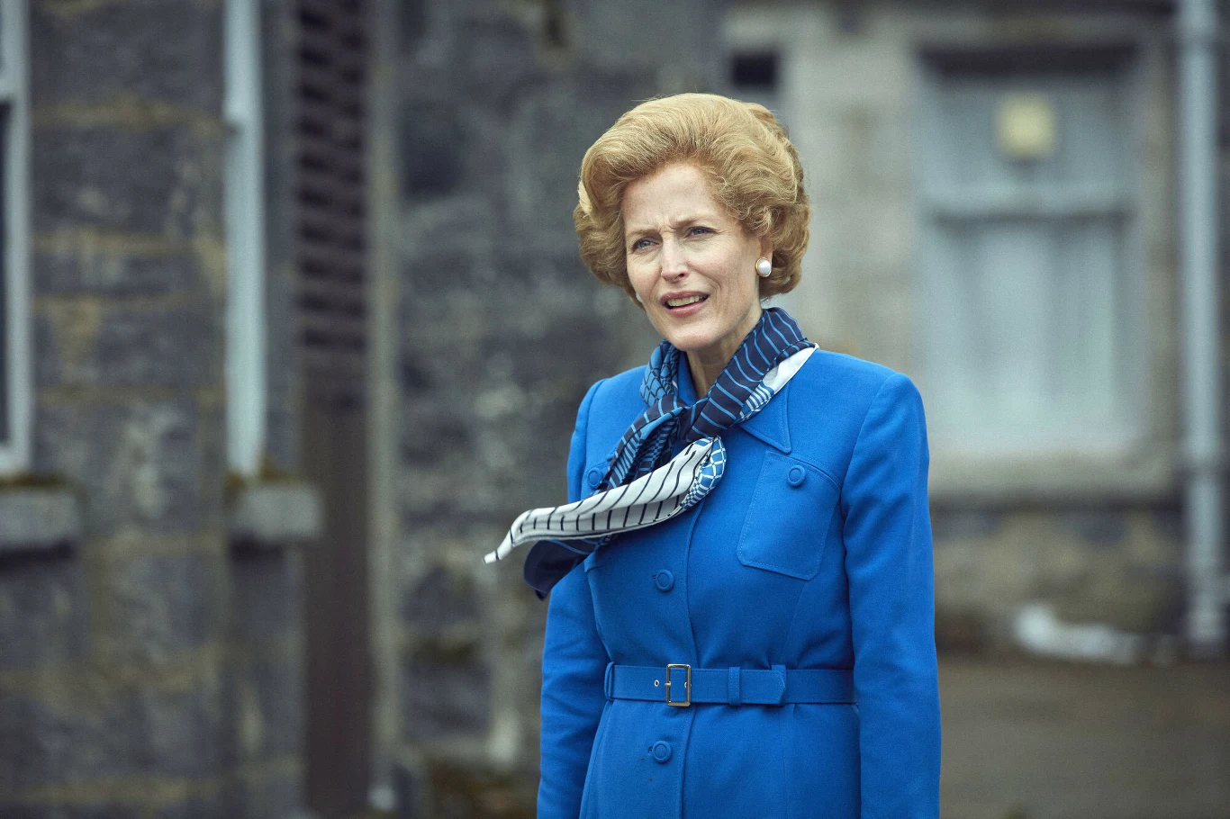 Gillian Anderson jako Margaret Thatcher w "The Crown"