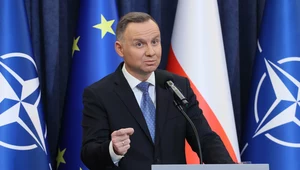 Andrzej Duda podczas ogłaszania weta do Lex Czarnek 2.0