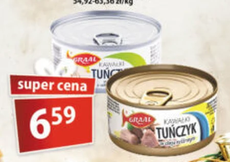 Graal Tuńczyk jednolity w oliwie z oliwek 160 g