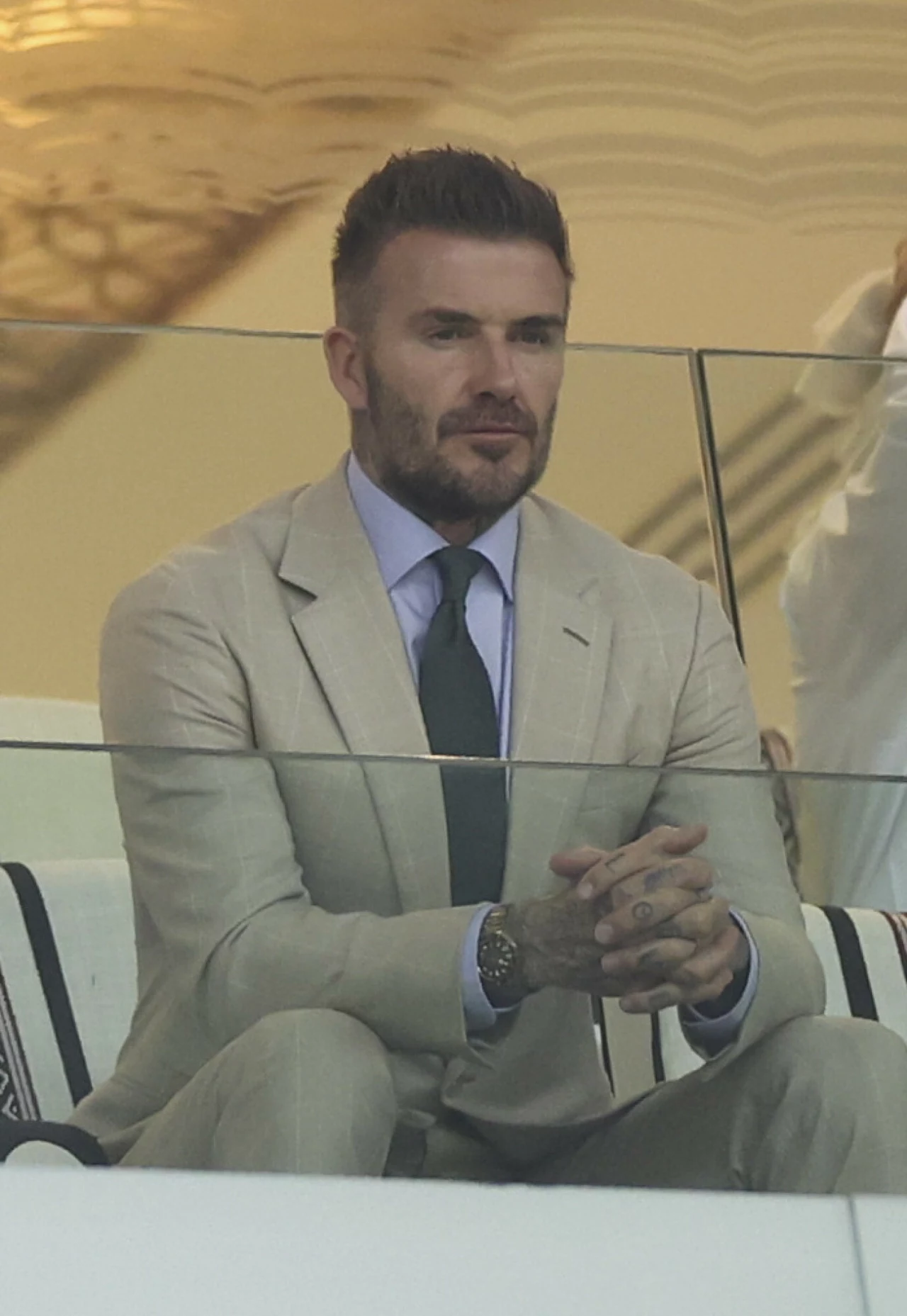 David Beckham na mistrzostwach świata w Katarze