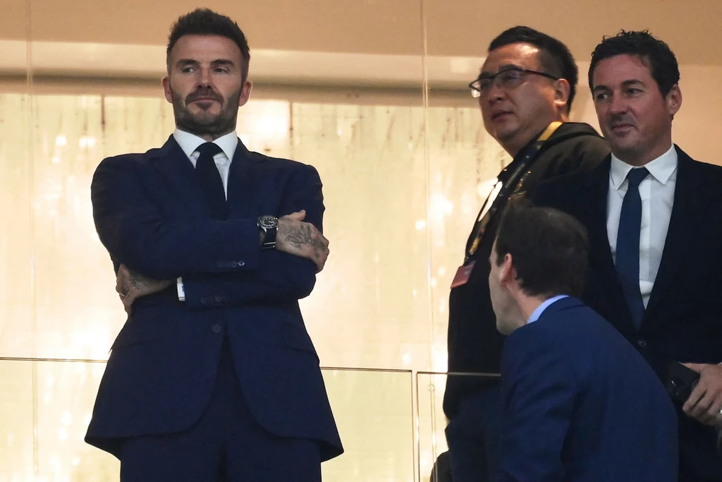 David Beckham na mistrzostwach świata w Katarze