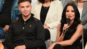 Justyna Steczkowska z synem Leonem Myszkowskim. 