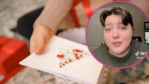 Kartka świąteczna od rodziców pozytywnie zaskoczyła TikTokerkę. Jednocześnie utwierdziła ją w przekonaniu, że podjęła właściwą decyzję