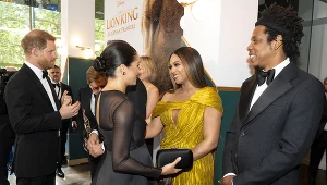 Książę Harry i Meghan Markle w towarzystwie Beyonce