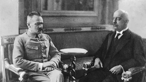 Gabriel Narutowicz na spotkaniu z Józefem Pilsudskim 